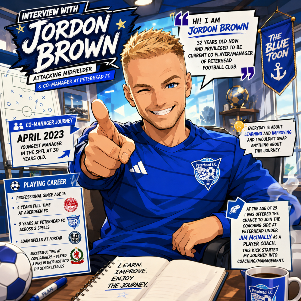 Interview Jordon Brown (Peterhead FC)