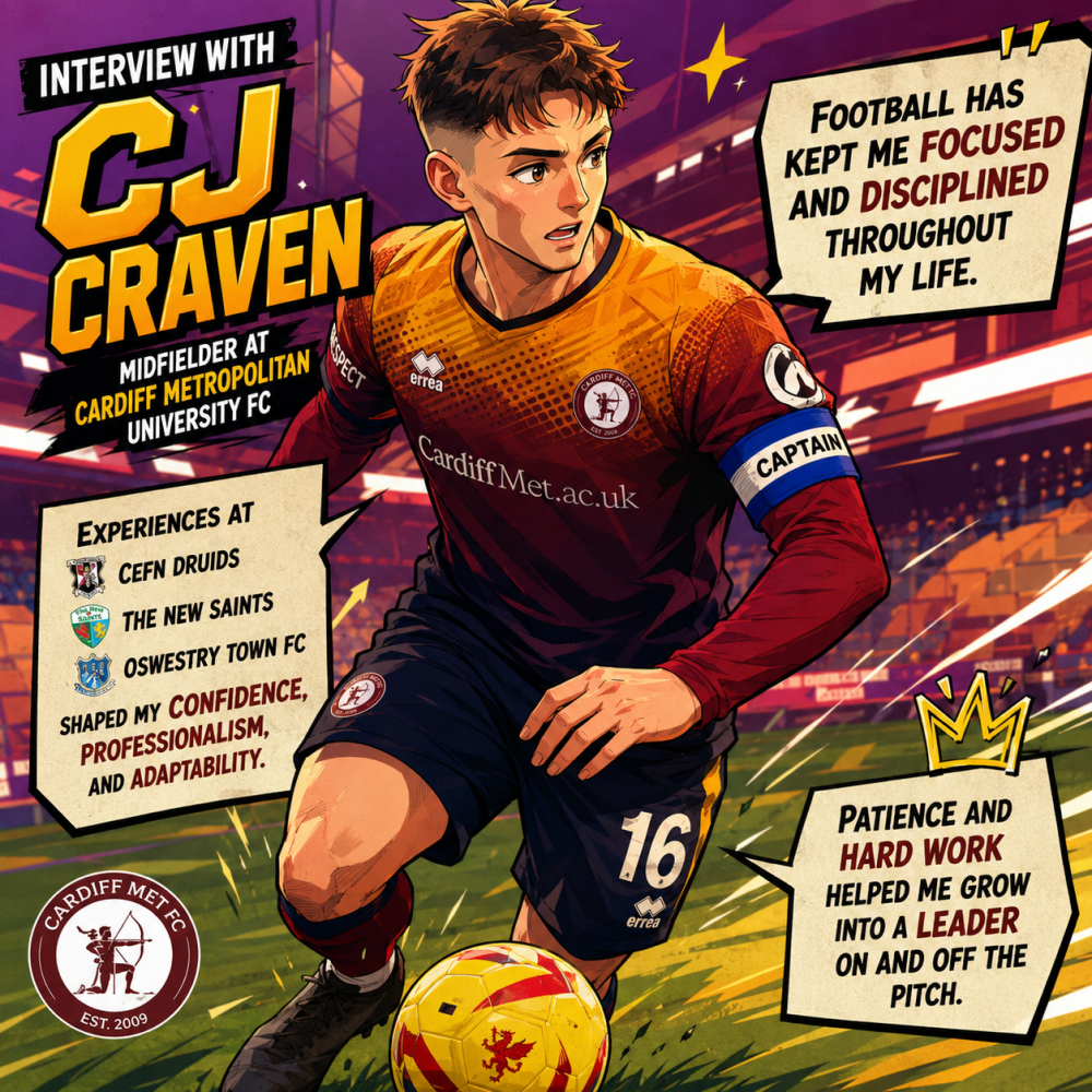 Interview CJ Craven (Cardiff Met. University FC)