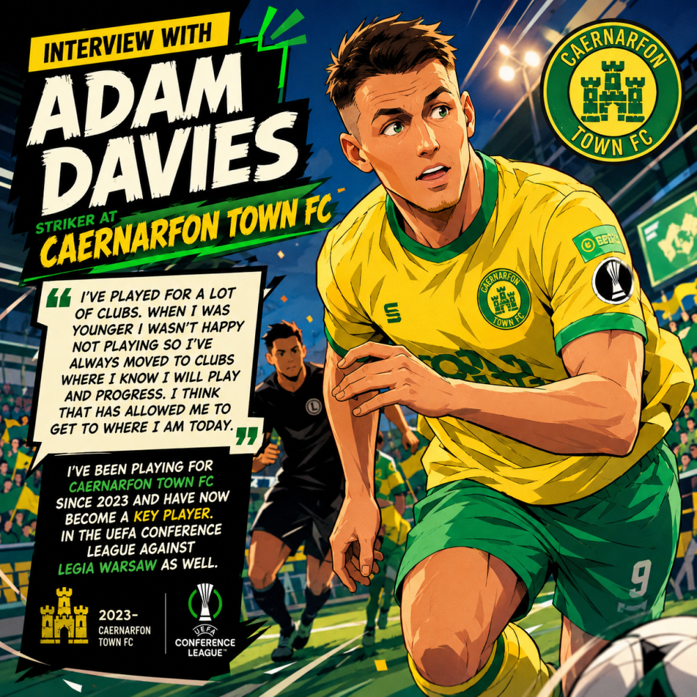 Interview Adam Davies (Caernarfon Town FC)
