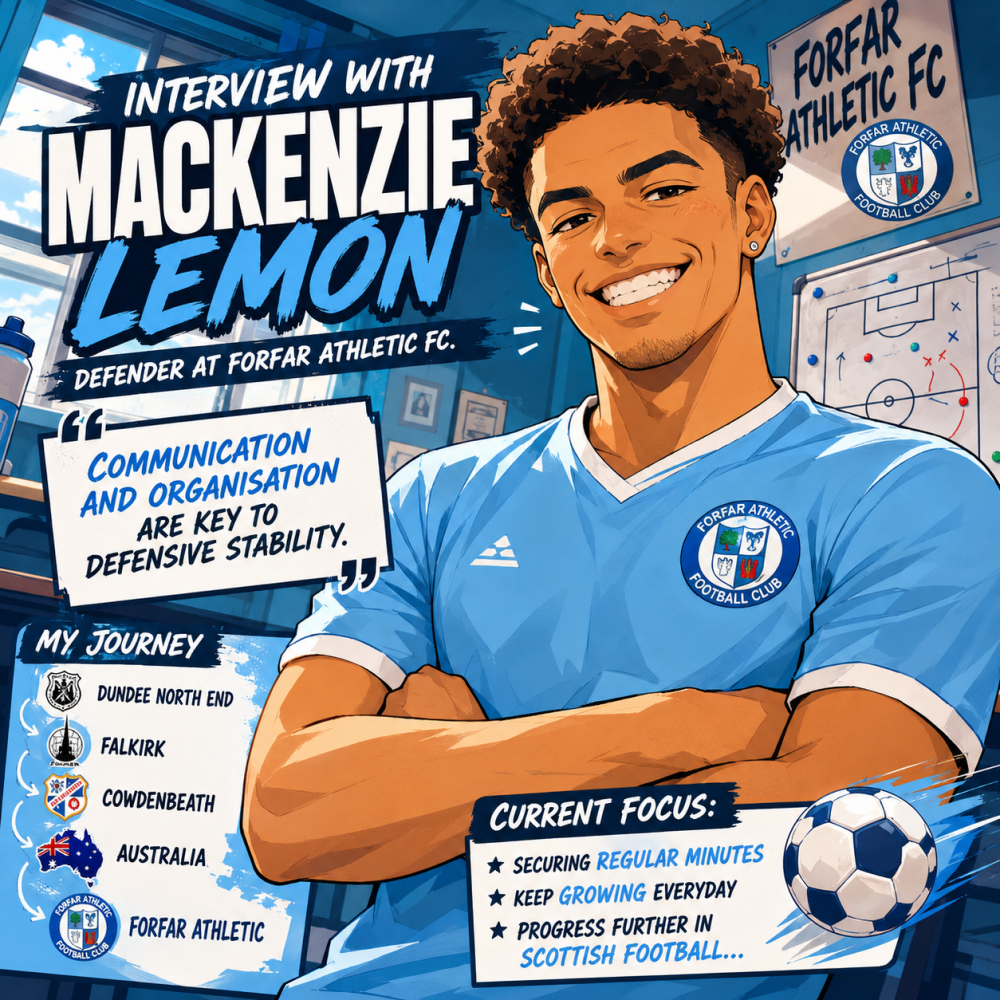 Interview Mackenzie Lemon (Forfar Athletic FC)