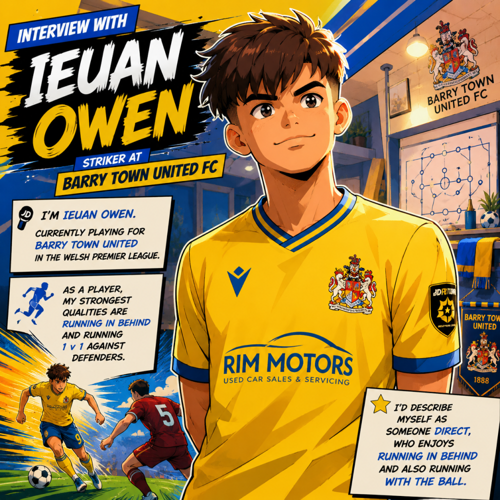Interview Ieuan Owen (Barry Town United FC)