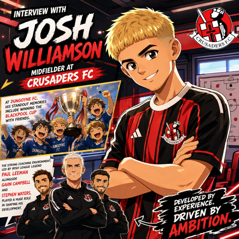 Interview Josh Williamson (Crusaders FC)