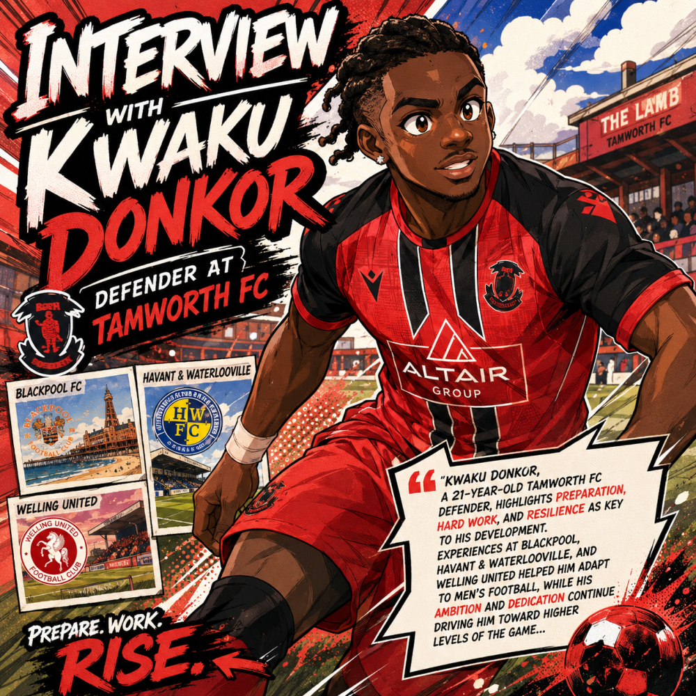Interview Kwaku Donkor (Tamworth FC)