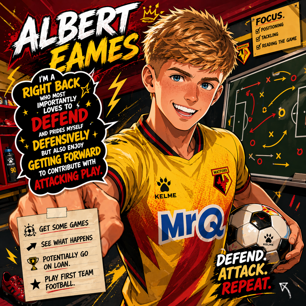 Interview Albert Eames (Watford FC)