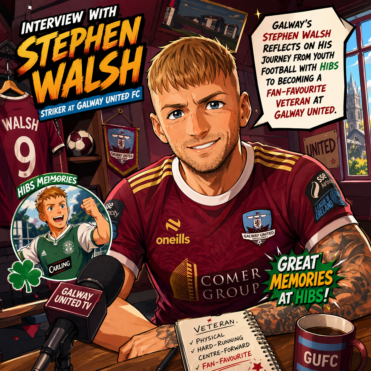 Interview Stephen Walsh (Galway United FC)