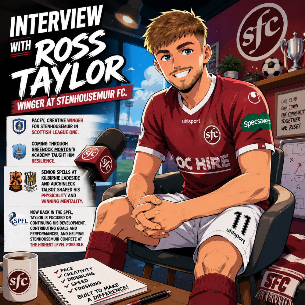 Interview Ross Taylor (Stenhousemuir FC)