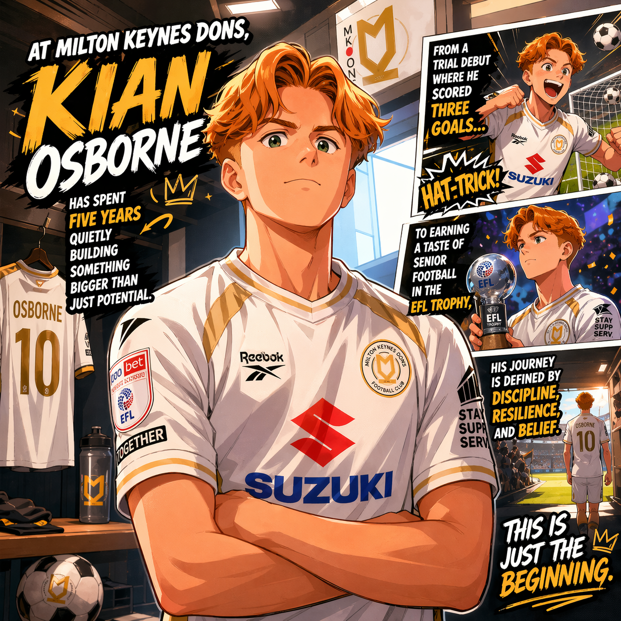 Interview Kian Osborne (Milton Keynes Dons FC)