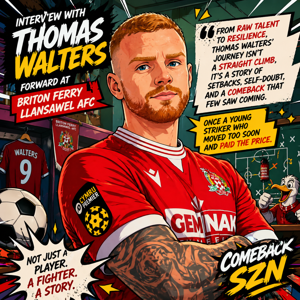 Interview Thomas Walters (Briton Ferry Llansawel AFC)