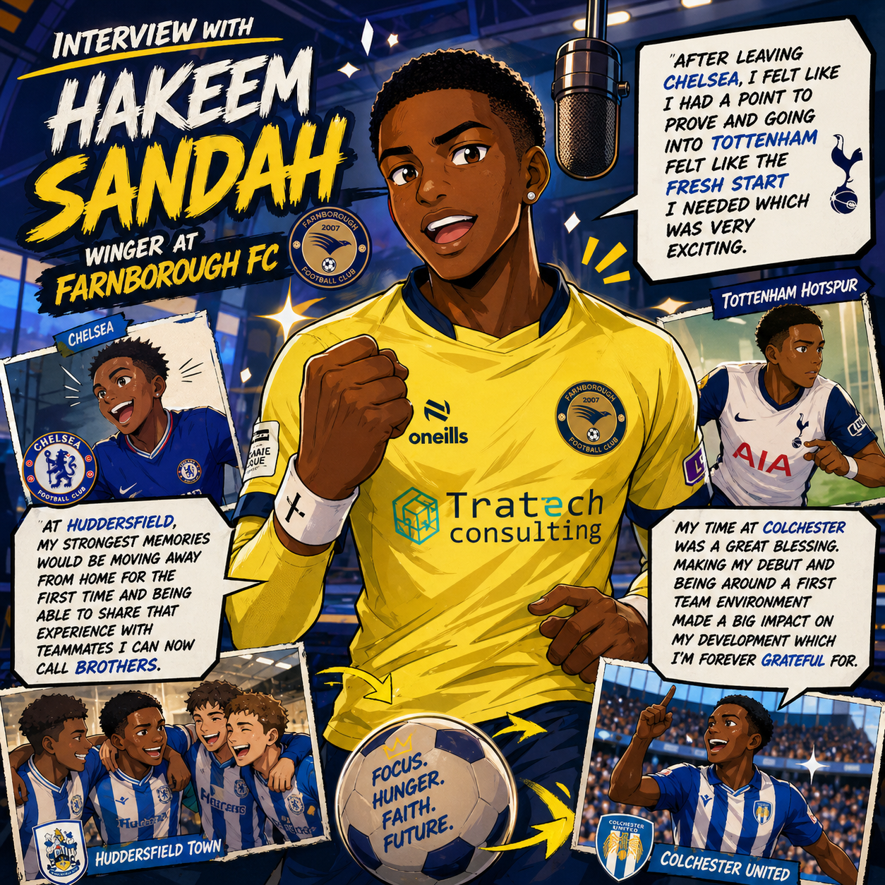 Interview Hakeem Sandah (Farnborough FC)
