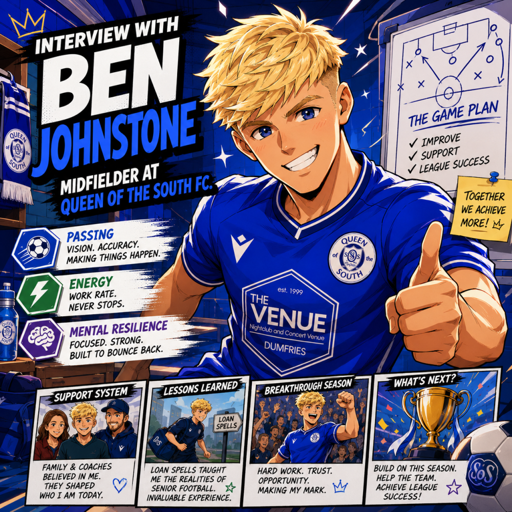 Interview Ben Johnstone (Queen of the South FC)