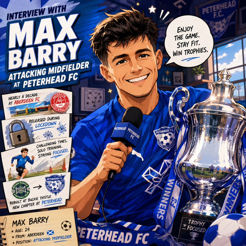 Interview Max Barry (Peterhead FC)