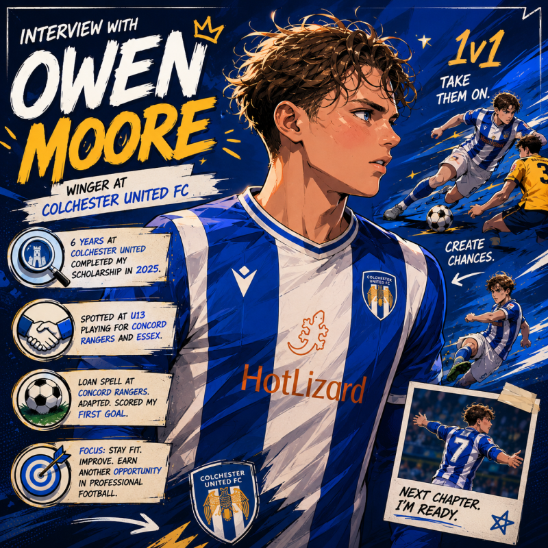 Interview Owen Moore (Colchester United FC)